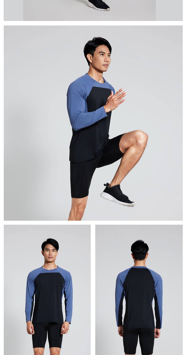 Sports quick-drying long-sleeved running fitness T-shirt GR9-2404