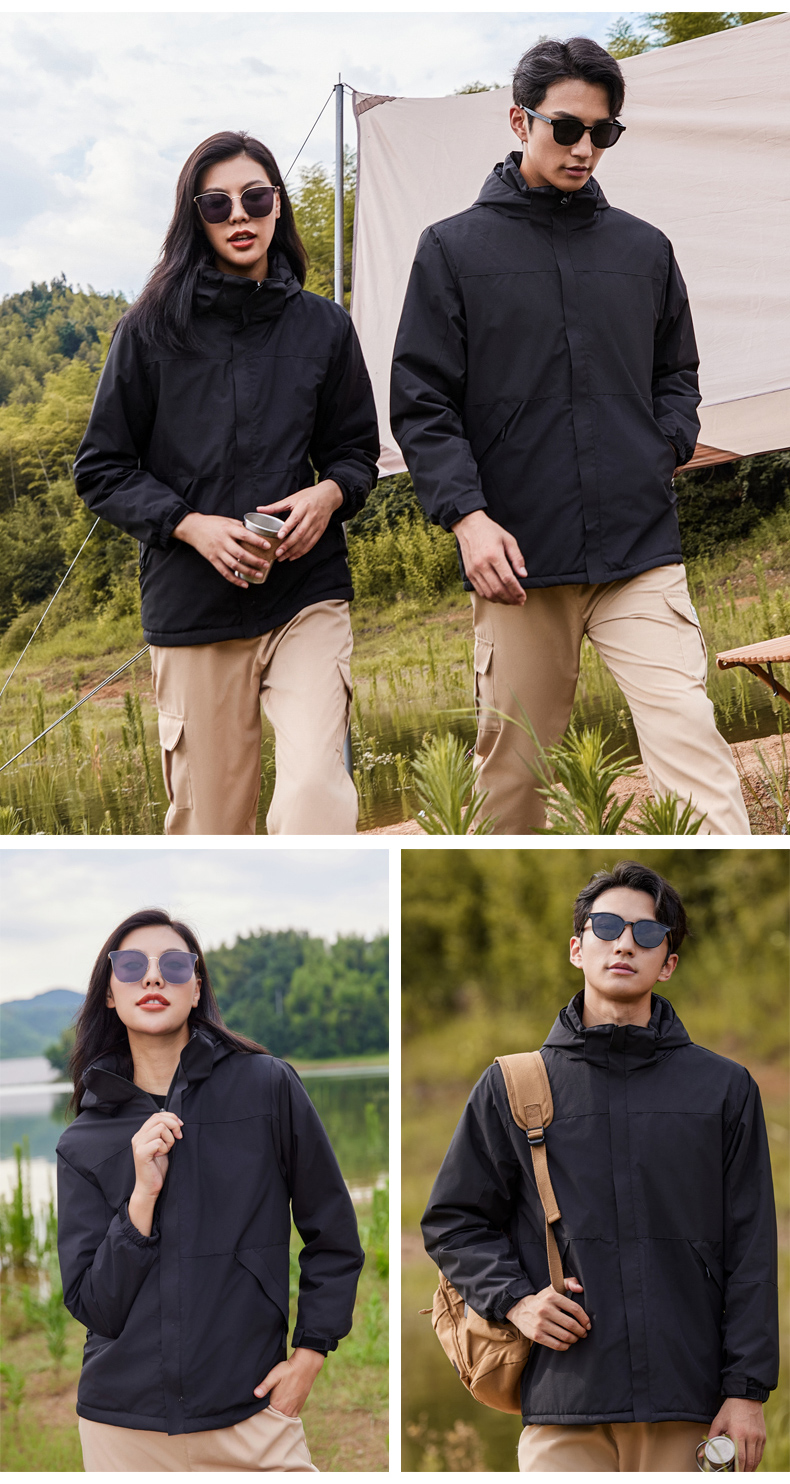 Windproof and warm one-piece jacket H32-D26