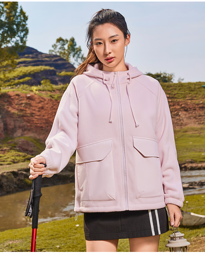 Spring and autumn outdoor fashion warm fleece jacket KL3-66010