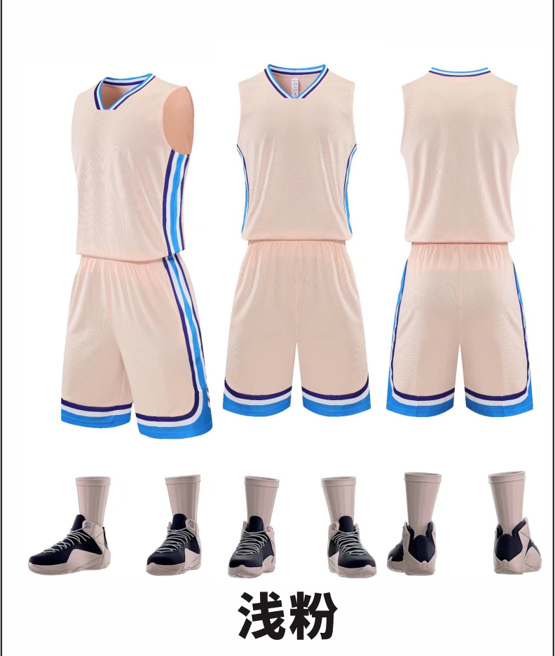 Outdoor sports breathable basketball suit 176-L043