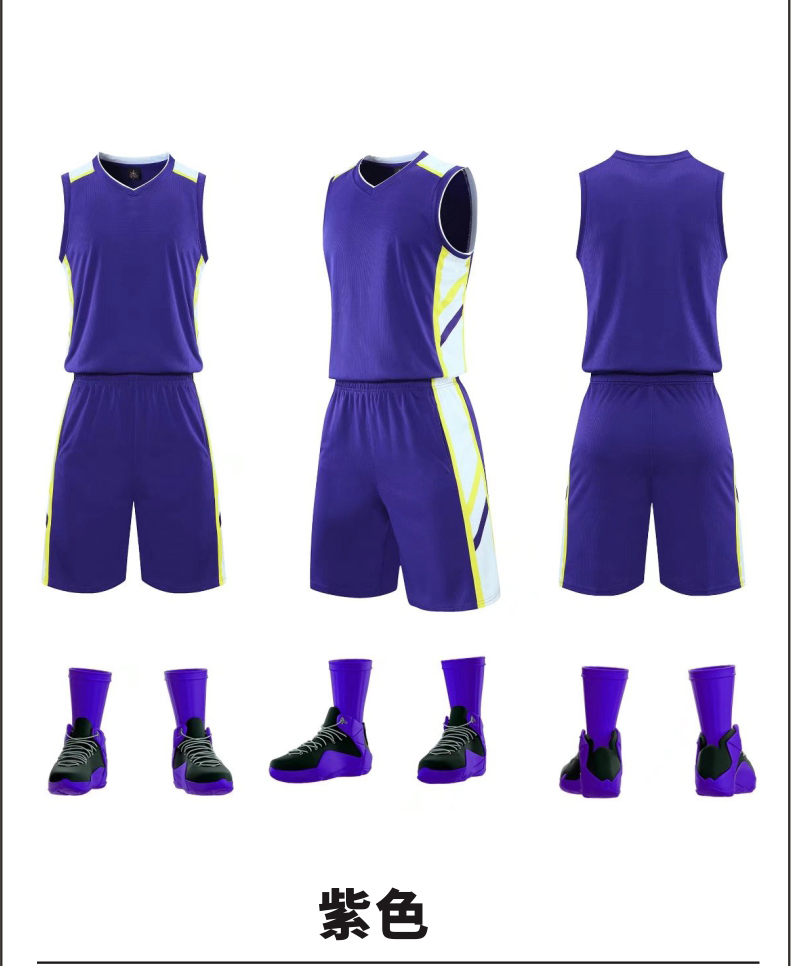 Polyester quick-drying sports basketball suit 176-L045