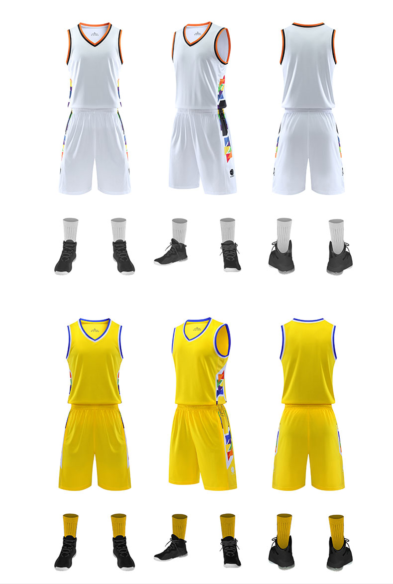 Sports quick-drying basketball suit GB6-2201 children