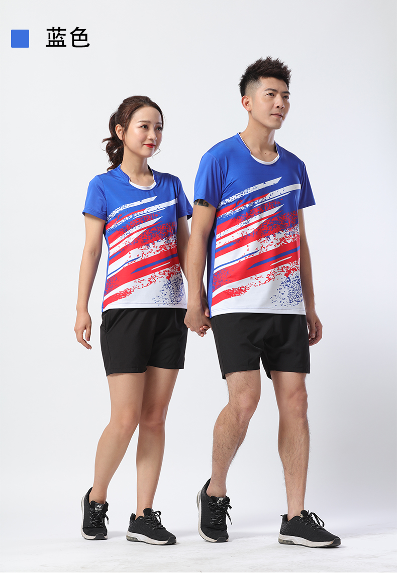 Volleyball, table tennis, badminton sports color-blocking casual wear suit for women 55-8006