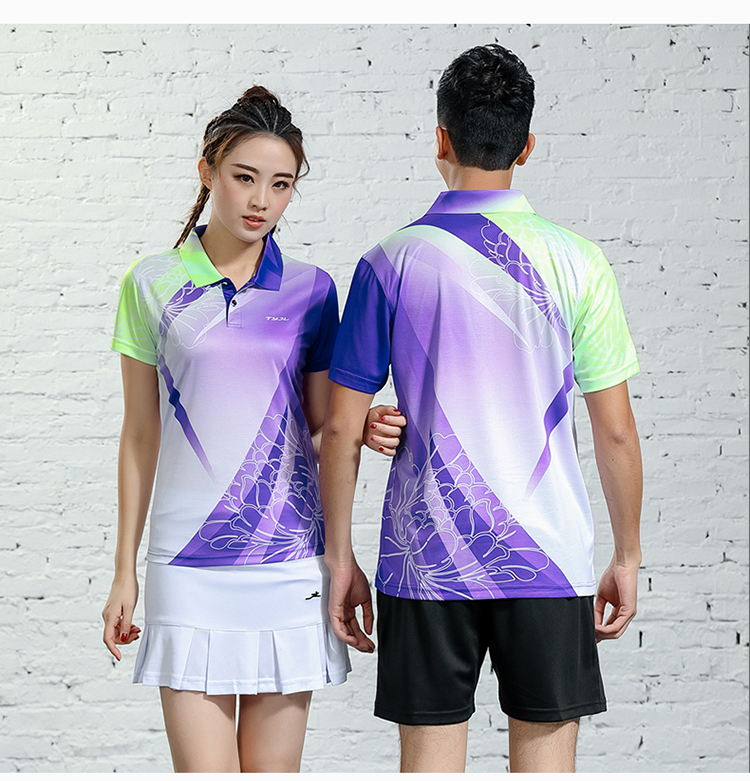 150g color matching V-neck sports casual short-sleeved men and women GM2-2621