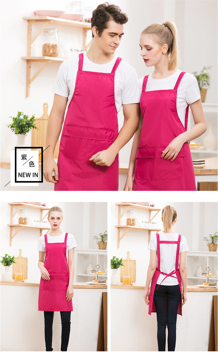 Waterproof bib shoulder apron H01-207