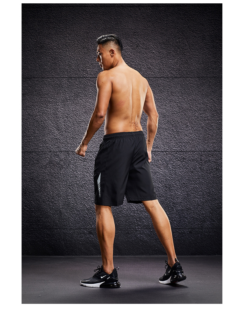 Polyester elastic waist sports shorts G15-C305