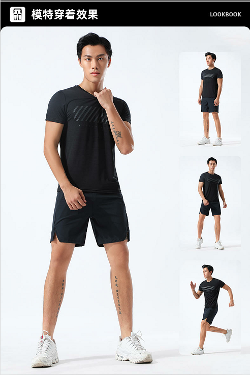 Sports casual breathable stretch fabric shorts GB16-0568