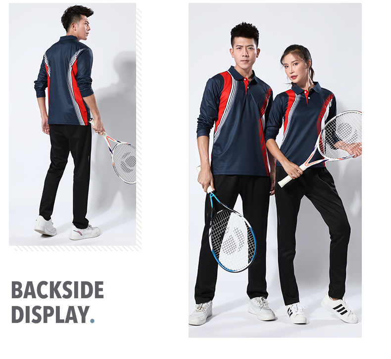 Long-sleeved badminton sportswear top GR8-6930 for women