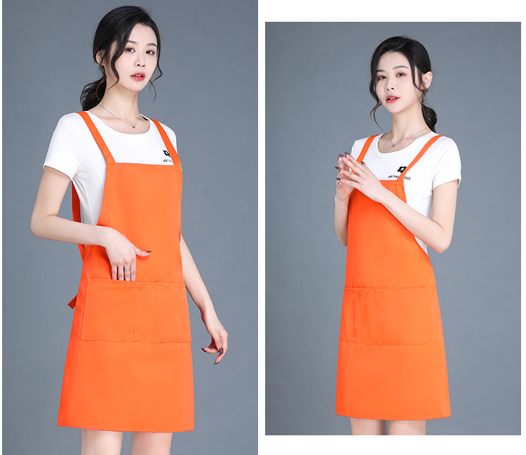 Thickened workwear anti-fouling shoulder strap apron HD1-198