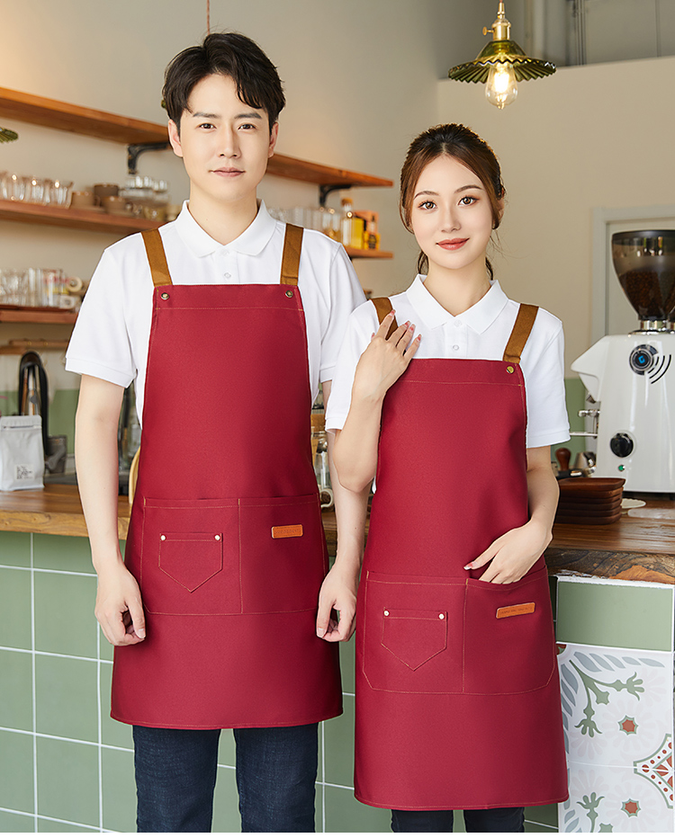 Cross strap workwear waterproof apron workwear HD1-2302