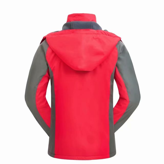 Plush hooded single-layer jacket L03-2826