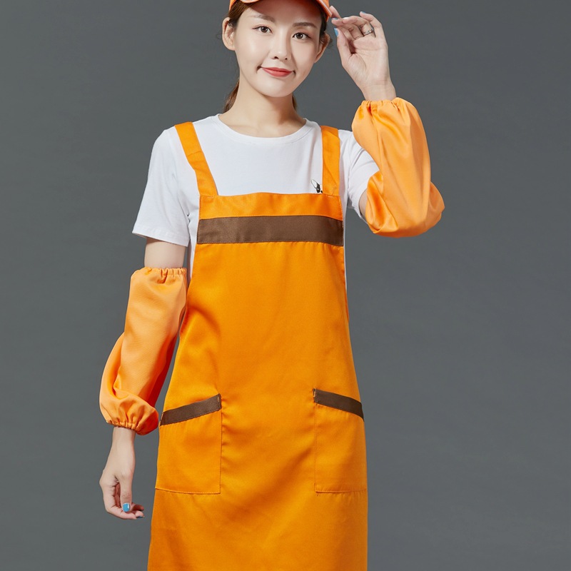 Gardening restaurant kitchen shoulder tie apron B05-02