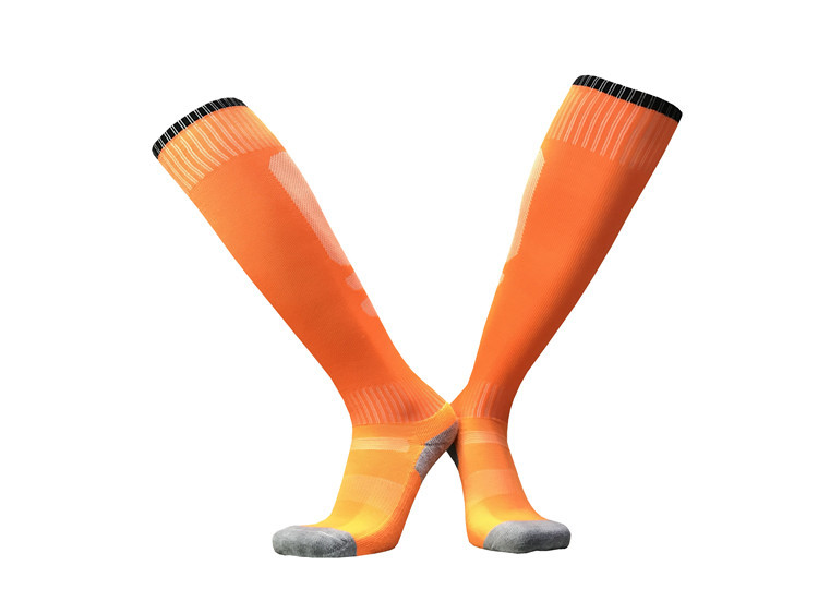 Towel-bottom solid color mid-length football socks for adults GY9-CTM013