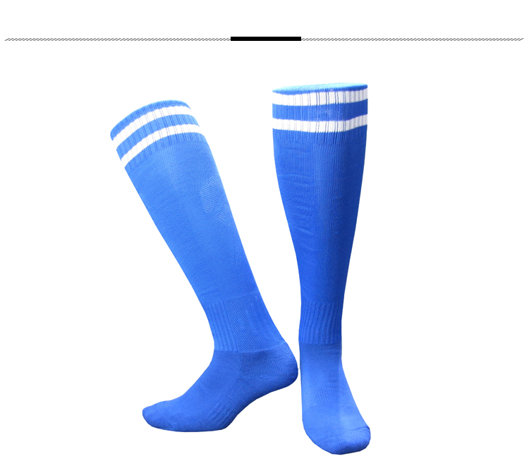 Short fiber plain weave solid color children football socks GY9-EDP503