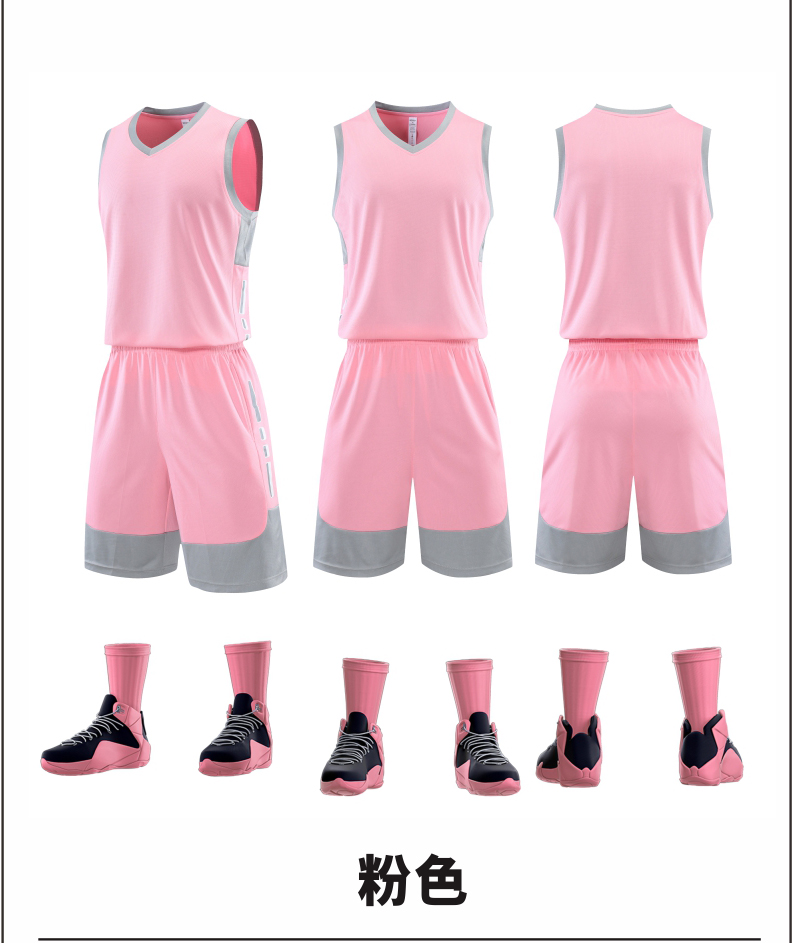 Competition training basketball uniform set 176-L042