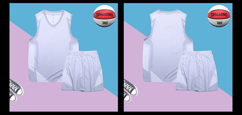 Gradient color basketball uniform suit GR1-1981 men