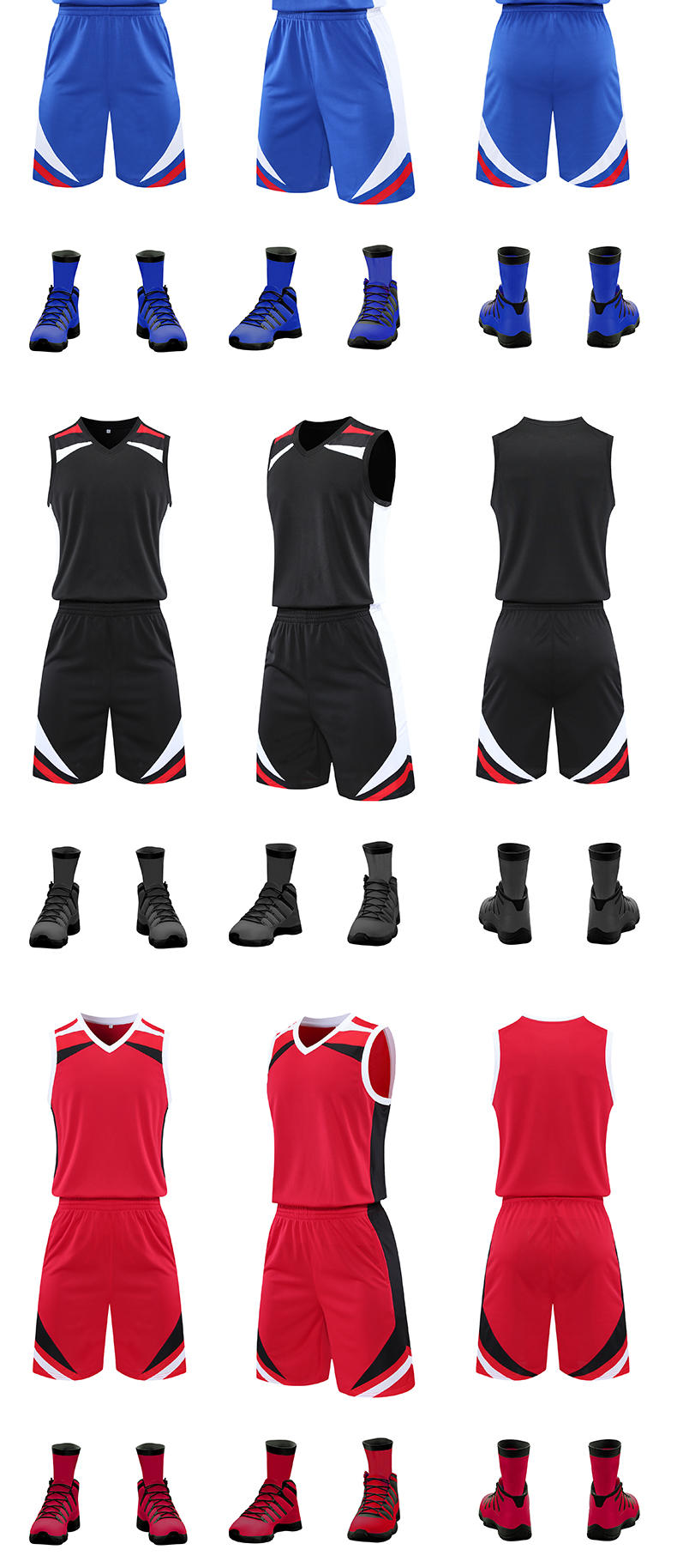 Sports training suit breathable quick-drying basketball suit GM6-83610 adult