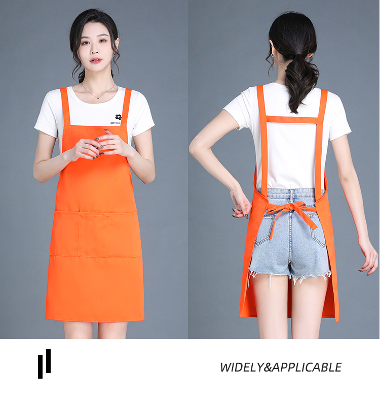 Thickened workwear anti-fouling shoulder strap apron HD1-198