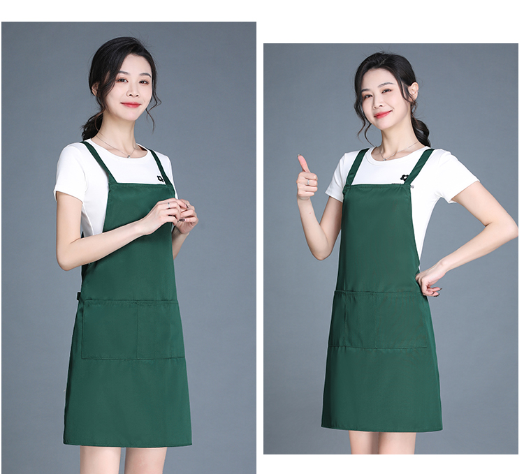 Thickened workwear anti-fouling shoulder strap apron HD1-198