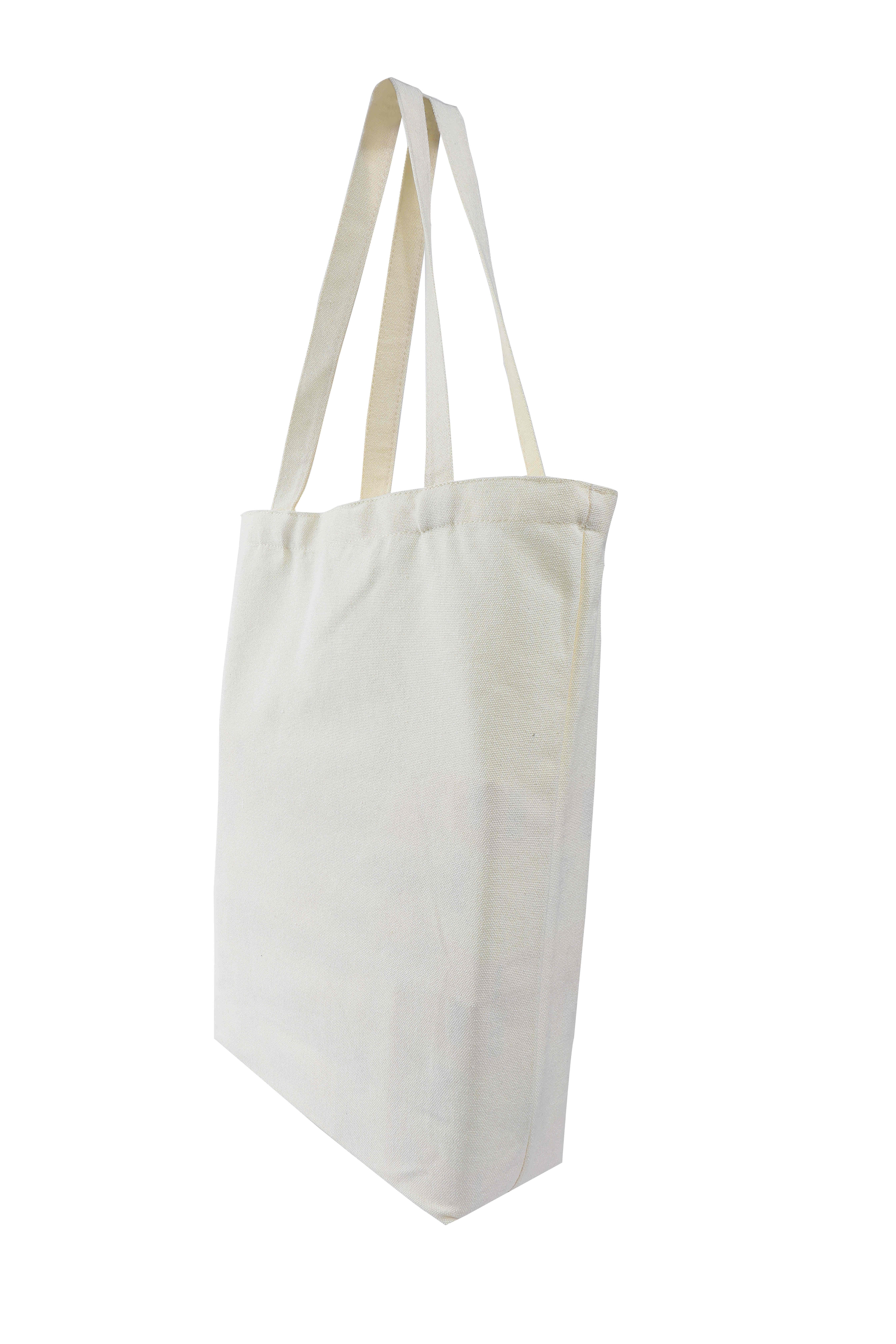 12-An polyester-cotton canvas bag with bottom and no sides GJ60-FB05