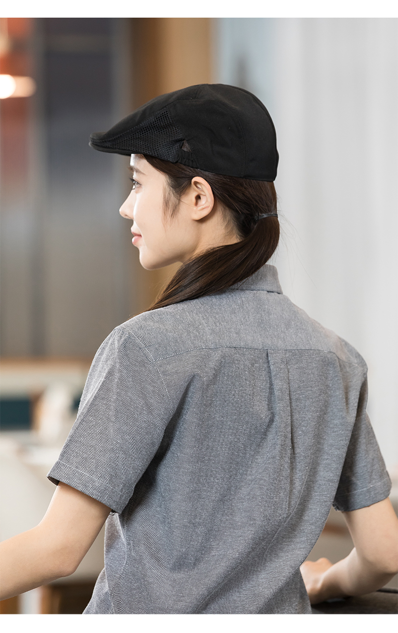 Casual simple and comfortable double-sided waiter mesh cap H01-522