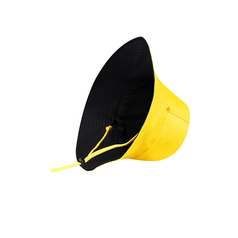 Bucket hat series double-sided large brim sun hat with adjustable windproof rope D27-CZD132