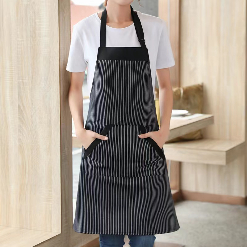 Slant pocket halter neck anti-fouling apron B05-Slant pocket halter neck apron