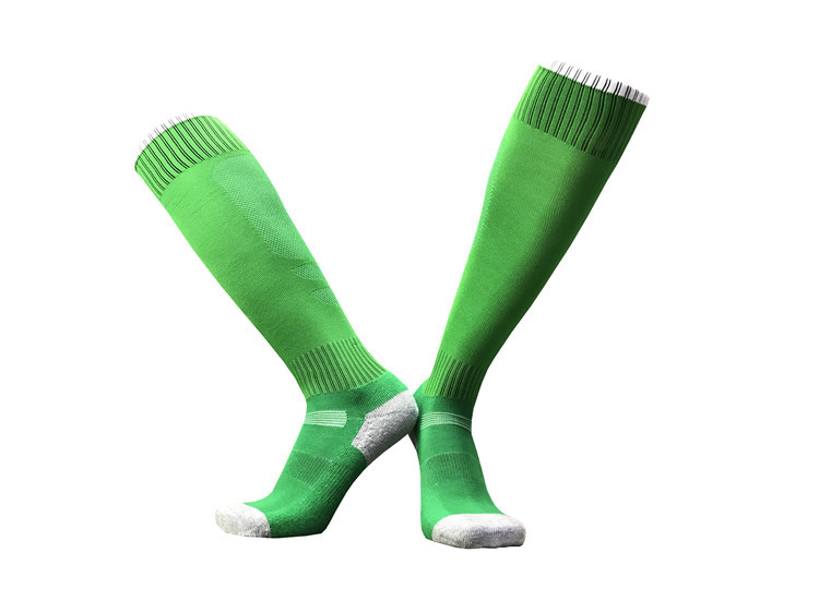 Towel-bottom solid color mid-length football socks for adults GY9-CTM013