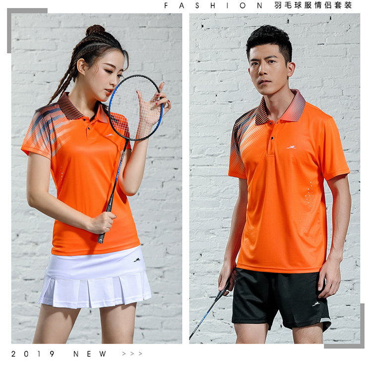 150g gradient color sports casual lapel short-sleeved men and women GM2-2622