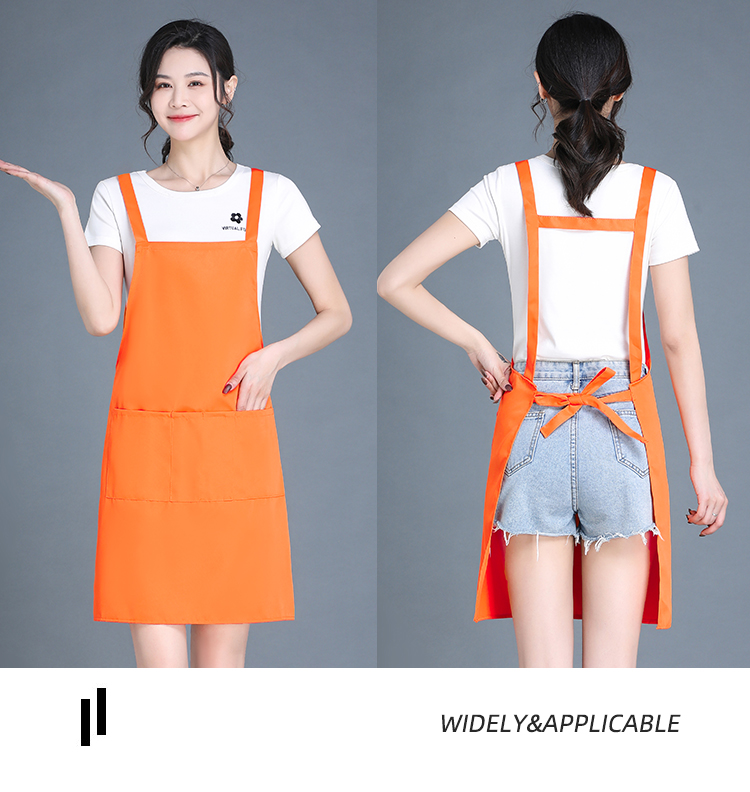 Thickened workwear anti-fouling shoulder strap apron HD1-198