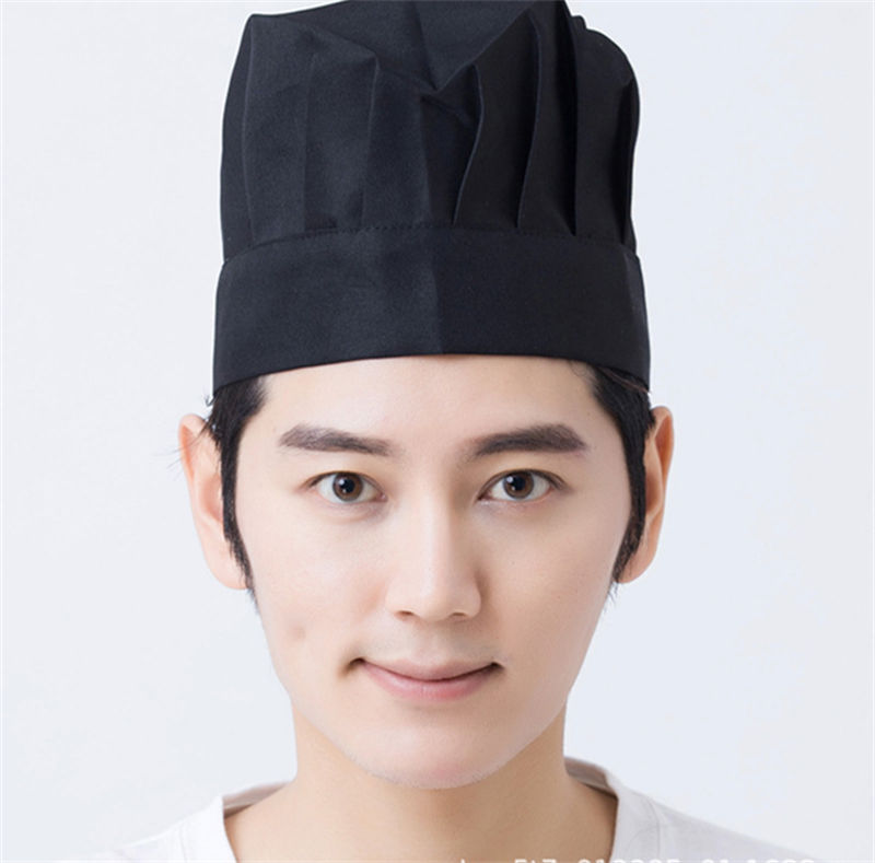 White mushroom cap oil-proof cotton cloth chef work cap B05-cloth cap