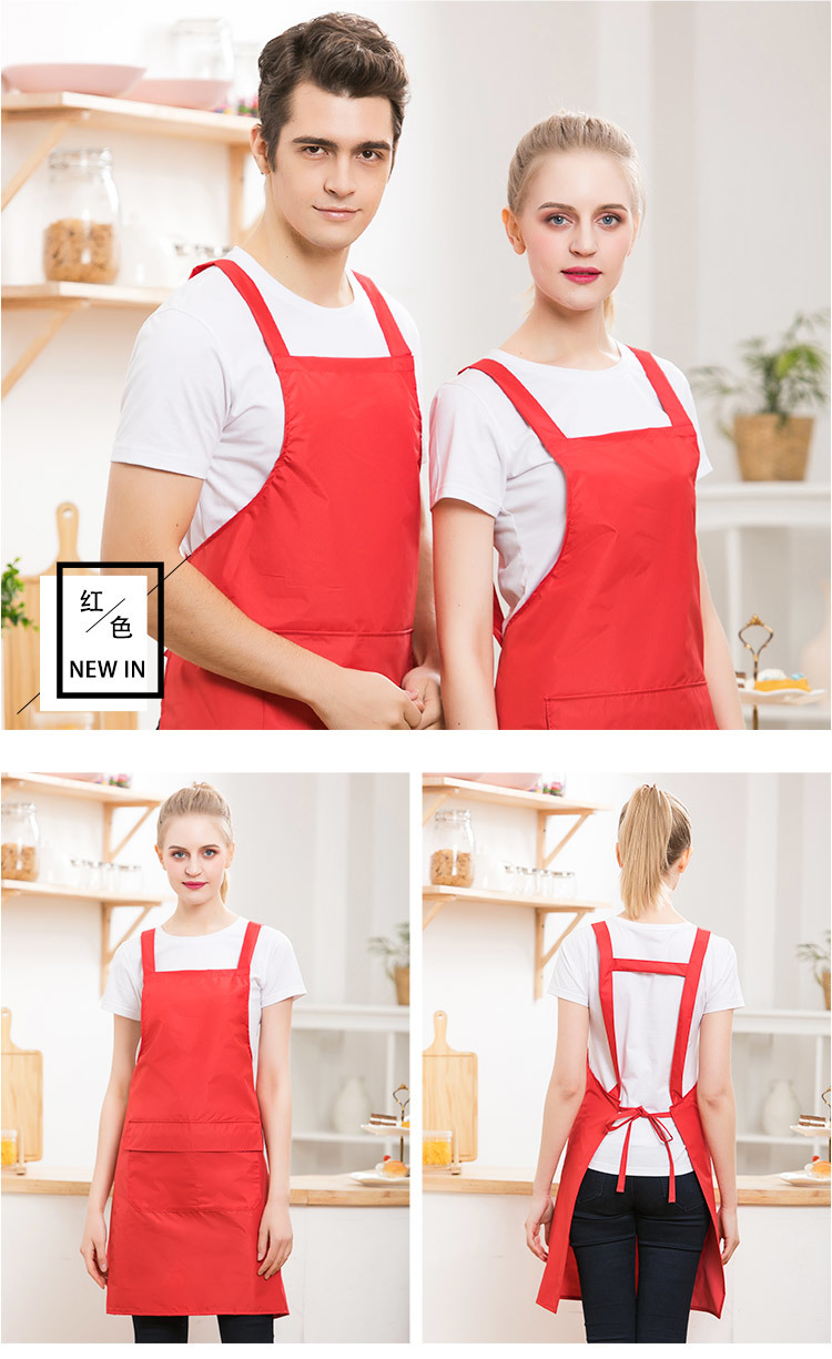 Waterproof bib shoulder apron H01-207