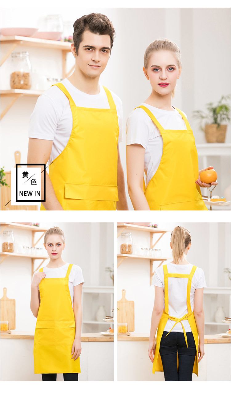 Waterproof bib shoulder apron H01-207