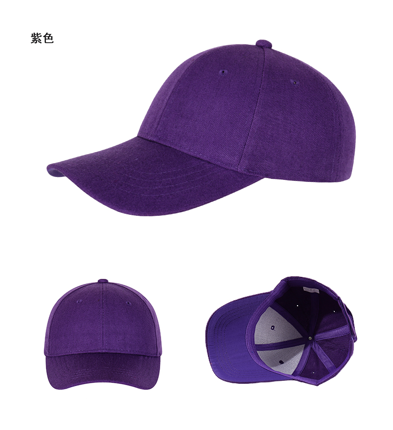 Hard top sun visor baseball cap with Velcro and six panels CF811