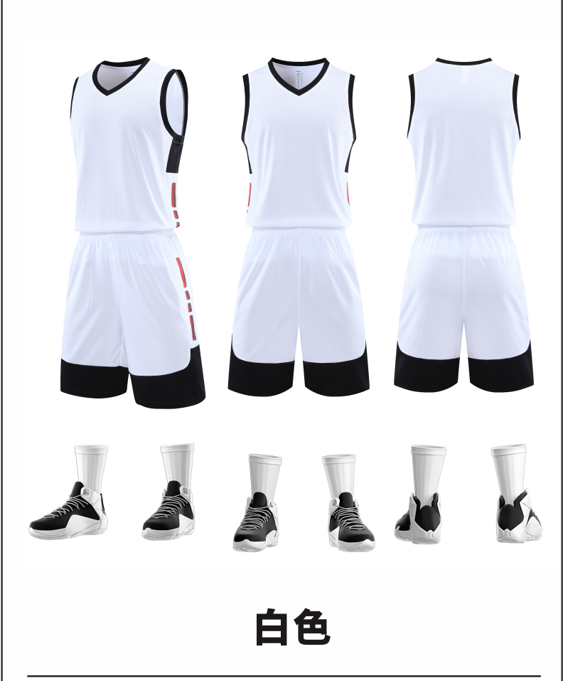 Competition training basketball uniform set 176-L042