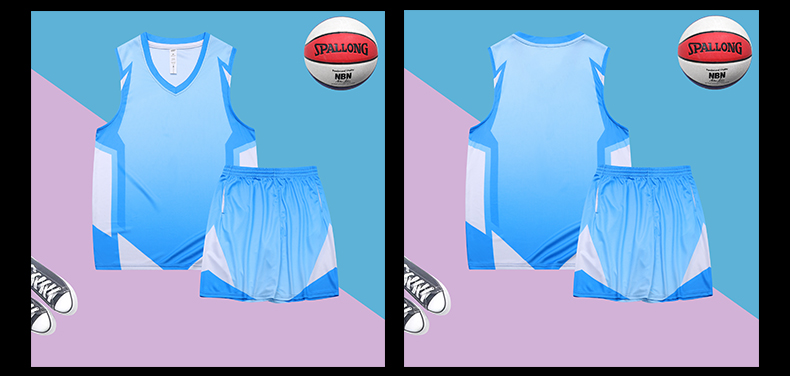 Gradient basketball uniform suit GR1-1981 women