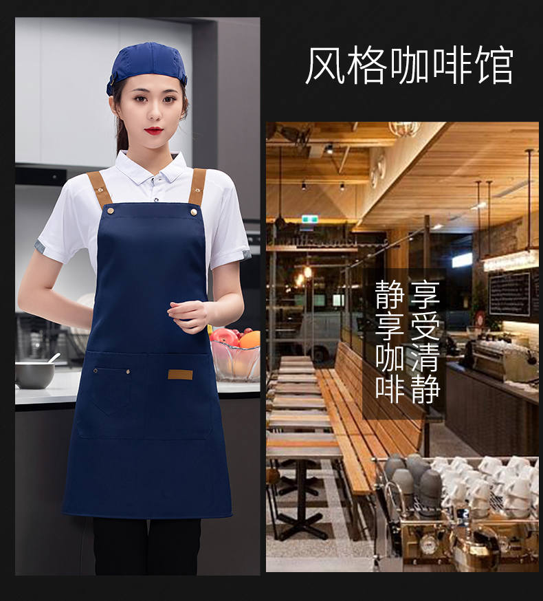 Waterproof and dirt-resistant workwear nylon suspenders two-buckle apron N01-suspenders two-buckle