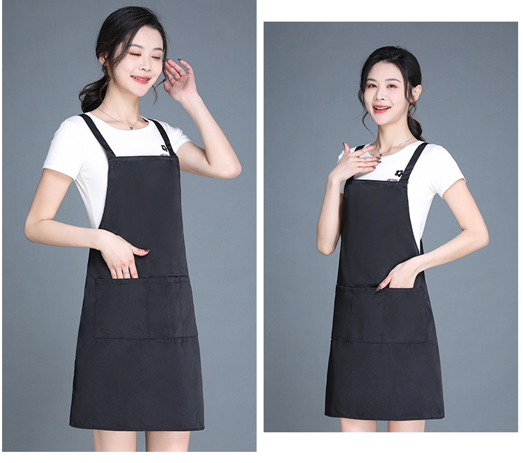 Thickened workwear anti-fouling shoulder strap apron HD1-198