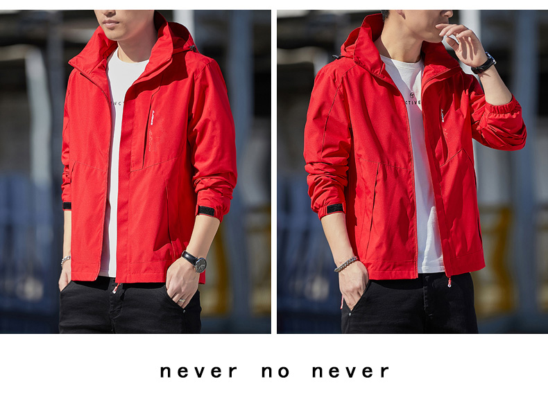 Spring and autumn men thin single-layer jacket KR-6629