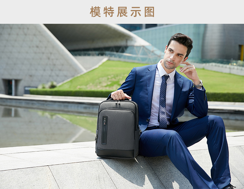 Oxford business office simple backpack G04-8063