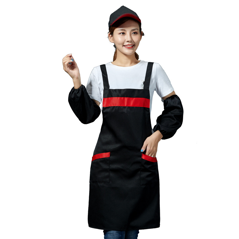 Gardening restaurant kitchen shoulder tie apron B05-02