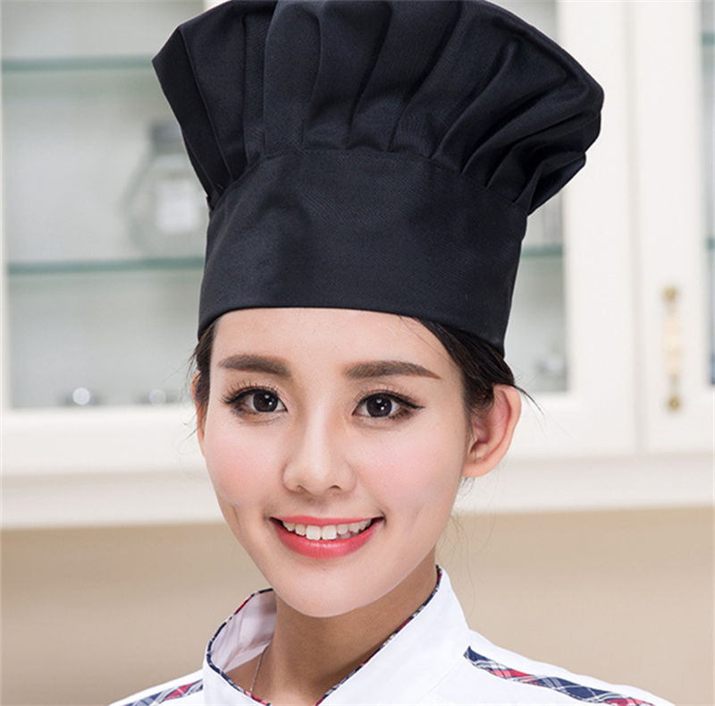 White mushroom cap oil-proof cotton cloth chef work cap B05-cloth cap