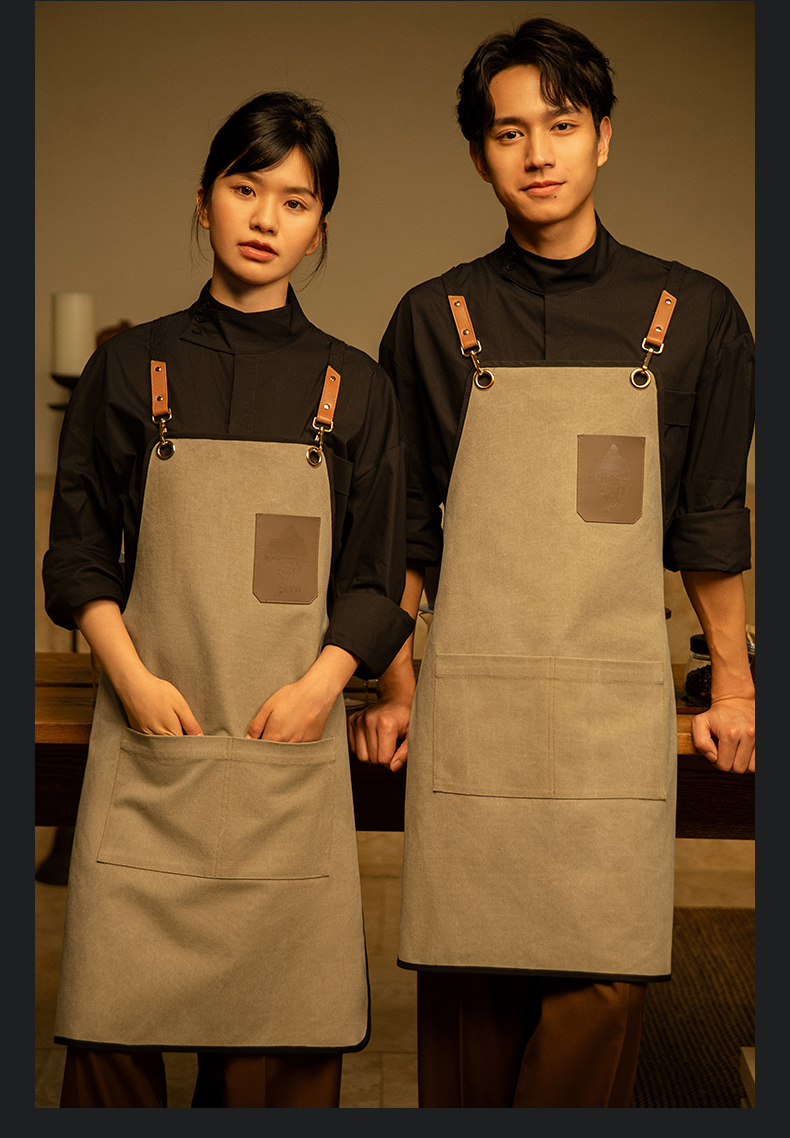 High-end canvas apron H15-F2459