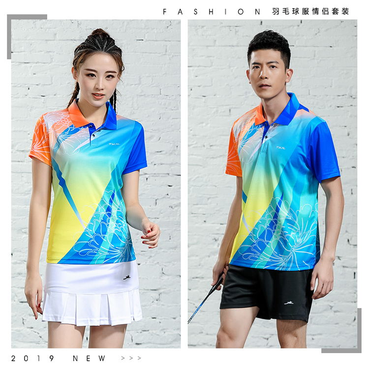 150g color matching V-neck sports casual short-sleeved men and women GM2-2621