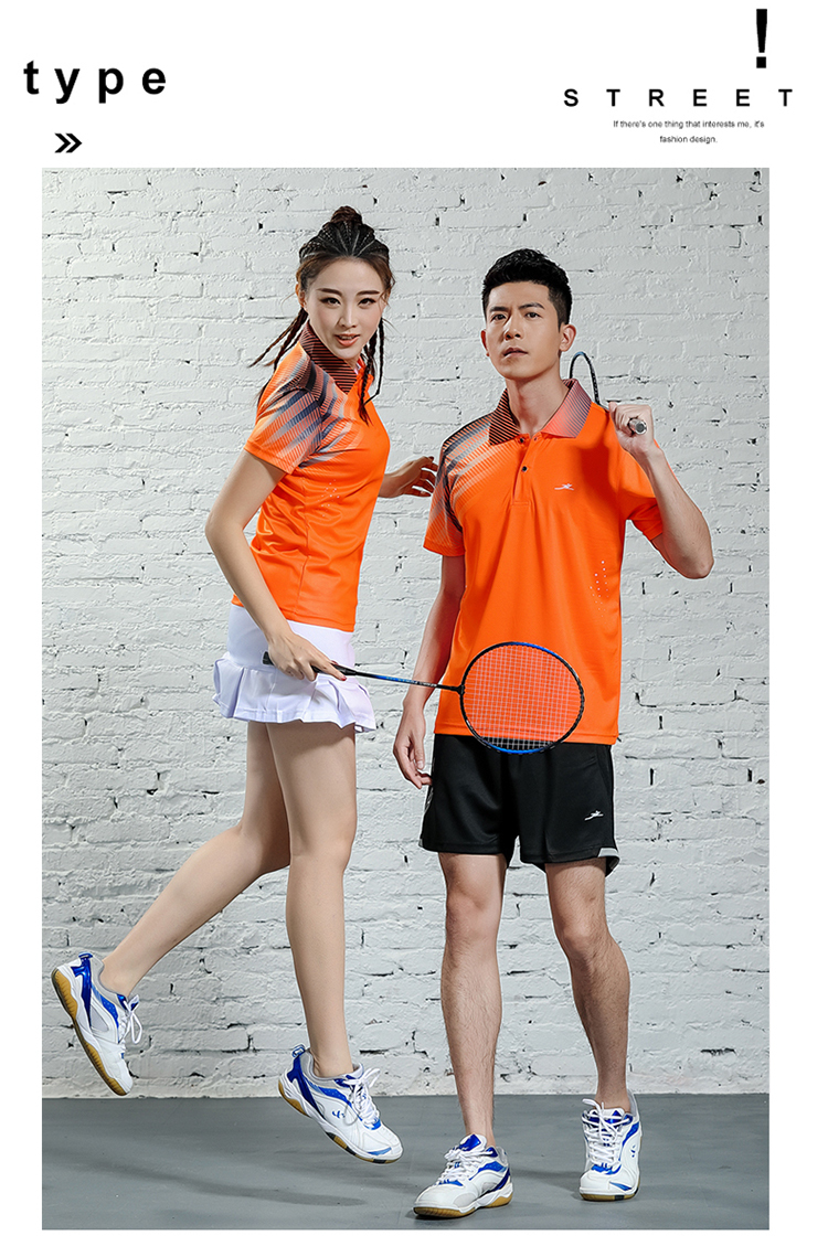 150g gradient color sports casual lapel short-sleeved men and women GM2-2622