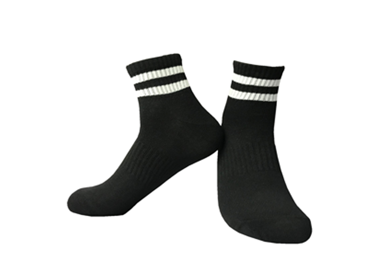 Plain knit polyester low-top casual sports socks adult training socks GY9-CMP1010