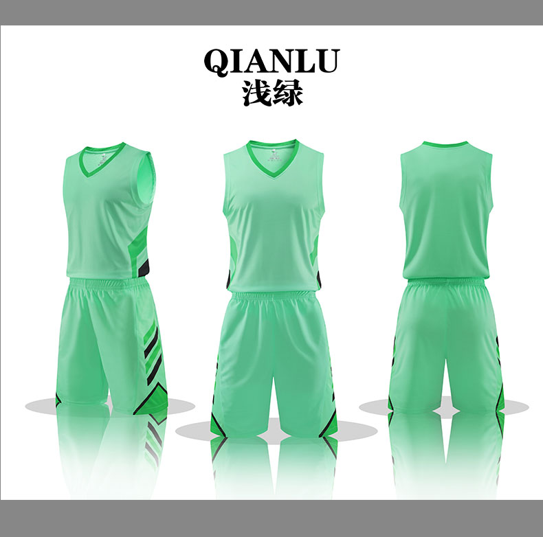 Quick-drying outdoor sports training basketball uniform for men 55-1033