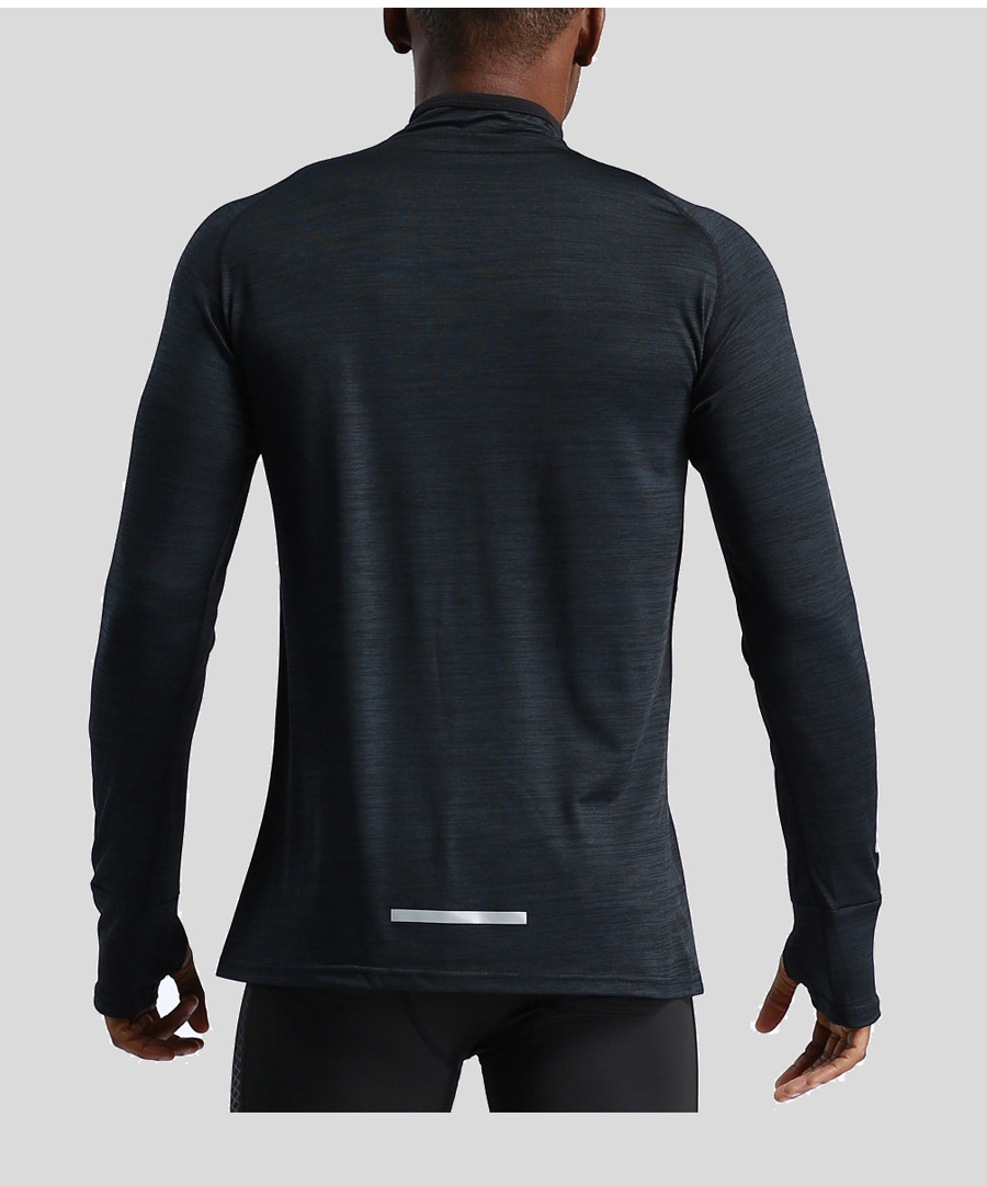 Cationic zipper stand collar sports outdoor exercise long sleeve tights universal style D26-42