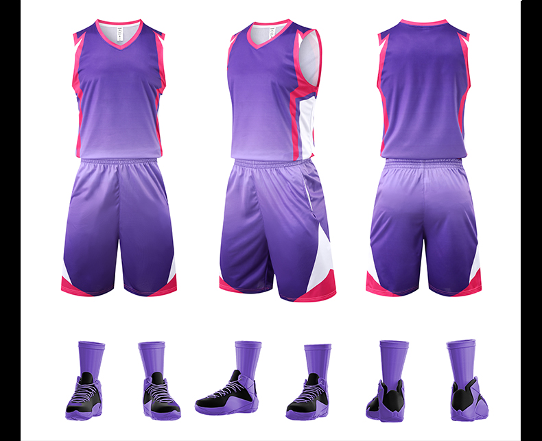 Gradient basketball uniform suit GR1-1981 women