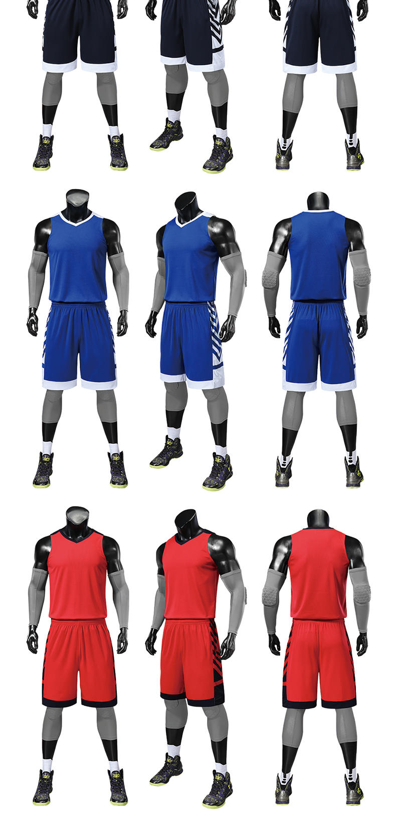 Competition leisure sports quick-drying basketball suit set general style YA-7032